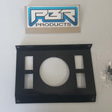 Polaris RZR In-Dash Stereo Panel Blank Panel with 3" round hole 4 switch holes