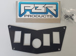 POLARIS RZR 800 900 XP 570 DASH SWITCH PLATE PANEL METAL 4 SWITCH ROCKER TOGGLE