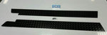 JEEP CJ7 DIAMOND PLATE SIDE ROCKER PANEL SET OF 6'' WIDE BLACK POWDER COATED