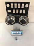 Honda pioneer 1000 for 8 switch 2 power acc and 1 horn winch blinker cup holder switch holes bracket- Part # HP1008SC
