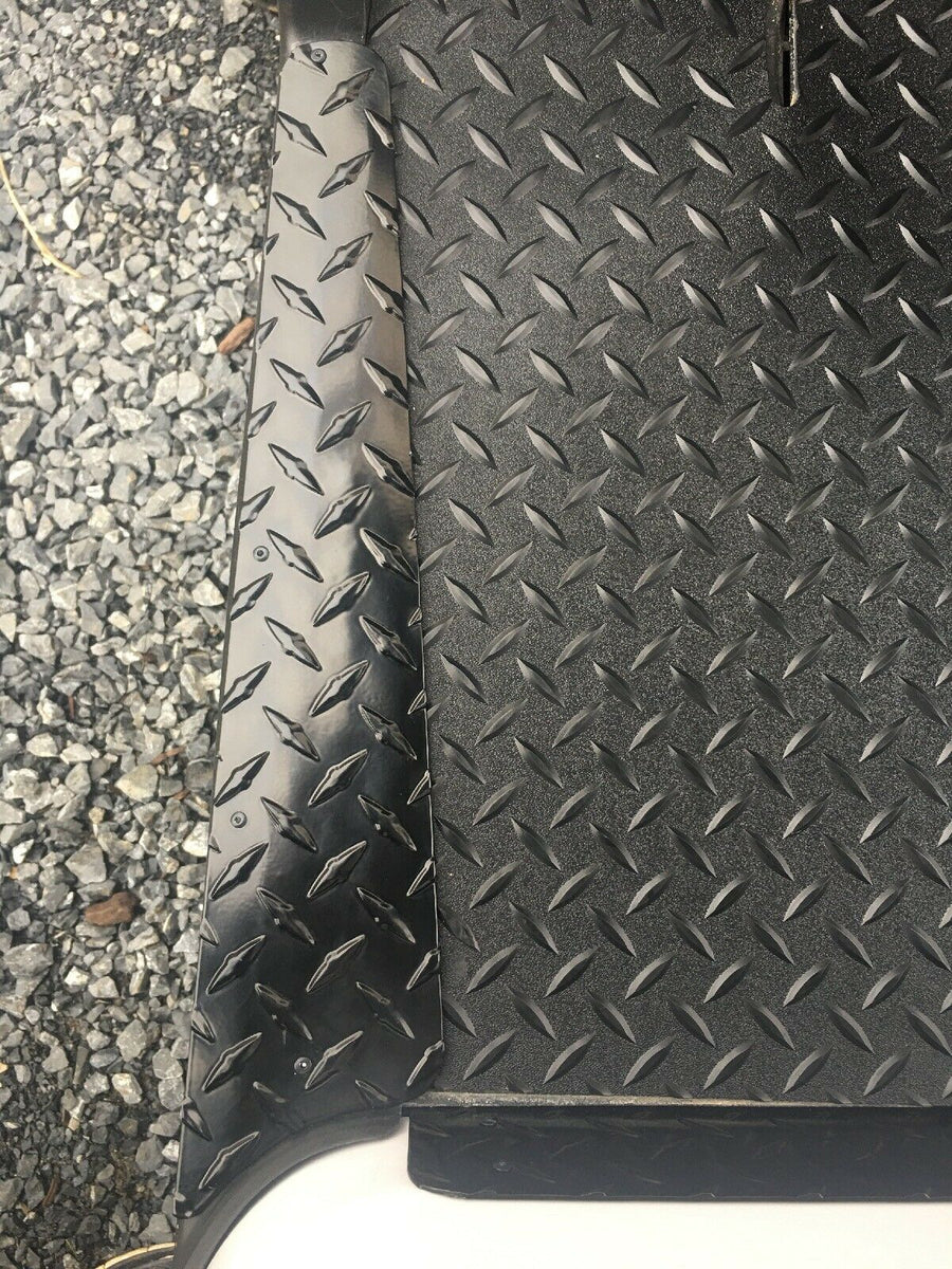 BLACK Yamaha Drive G29 golf cart Diamond plate rocker panel SILL PLATE ...