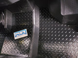 Honda Pioneer 1000 front floor boards 3 piece set Silver Diamond Plate 2016- 2022