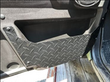 Yamaha RMAX Door Storage - cubby storage - Black Diamond Plate Pair X2 X4