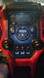 PBR Products Honda Talon 1000 Dash Plate 3" Marine Radio Mounting Plate 2 switch