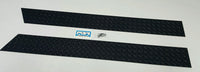 Jeep TJ Wrangler 5 3/4" Diamond Plate Rocker Guards Panels 1997 - 2006 Black