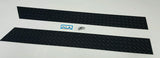 Jeep TJ Wrangler 5 3/4" Diamond Plate Rocker Guards Panels 1997 - 2006 Black