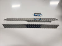 EZGO TXT Freedom 2018-2019 72 V Electric Golf Cart Rockers Diamond Plate Silver