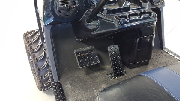 Ezgo TXT 2013 -18  Golf Cart BLACK Pedal Set Brake and Gas Pedal Custom