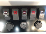 Honda Pioneer 1000 Switch Plate INCLUDED Winch, Rear lights, and Light bar VOLTMETER