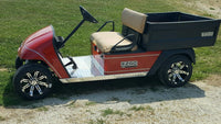 EZGO GOLF CART DIAMOND PLATE FLOORING KIT 99 and up work horse 4 pc.