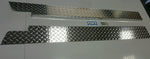 JEEP YJ 6" Wide Diamond plate Rocker Guards w/ 90° 1 inch Bend. hide that rust