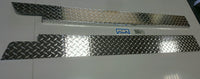 JEEP YJ 6" Wide Diamond plate Rocker Guards w/ 90° 1 inch Bend. hide that rust