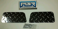 JEEP YJ DIAMOND PLATE FRONT FENDER COVERS off road