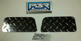 JEEP YJ DIAMOND PLATE FRONT FENDER COVERS off road