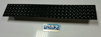 JEEP YJ DIAMOND PLATE FRONT FRAME COVER BLACK POWDER COATED